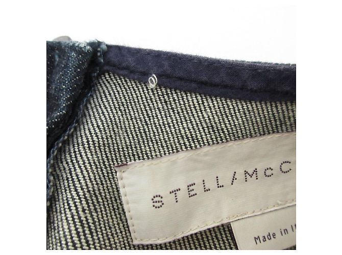 Stella Mc Cartney Stella McCartney Stretch-Denim-Kleid Blau - Ansicht 13