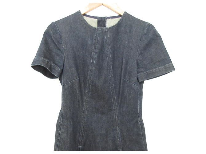 Stella Mc Cartney Stella McCartney Stretch-Denim-Kleid Blau - Ansicht 3