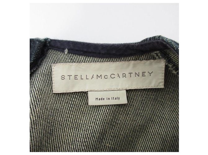 Stella Mc Cartney Stella McCartney Stretch-Denim-Kleid Blau - Ansicht 7