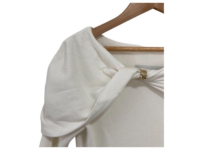 Autre Marque Strickkleid mit Metallteilen CELFORD Roh - Ansicht 2