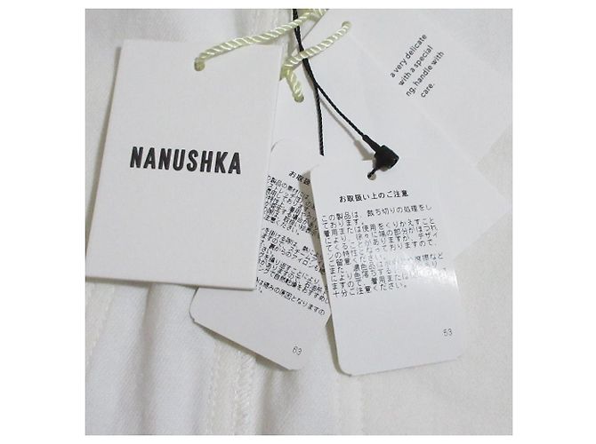 Autre Marque Minifalda Nanushka Blanco - vista 7