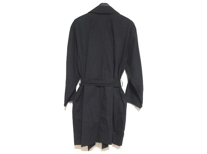 Autre Marque Abrigo de seda de algodón MUSE de Deuxieme Classe Negro - vista 2