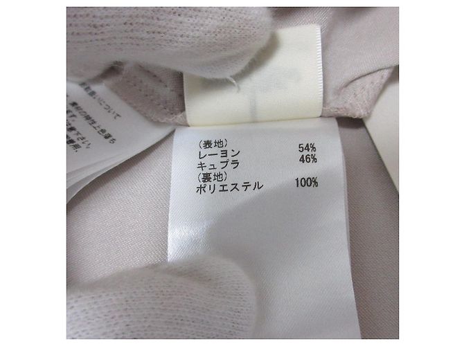 Autre Marque Top de satén de cupro GRACE CONTINENTAL Beige - vista 8