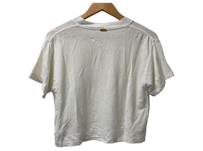 Autre Marque MUSE de Deuxieme Classe camiseta de lino BASE Blanco - vista 2