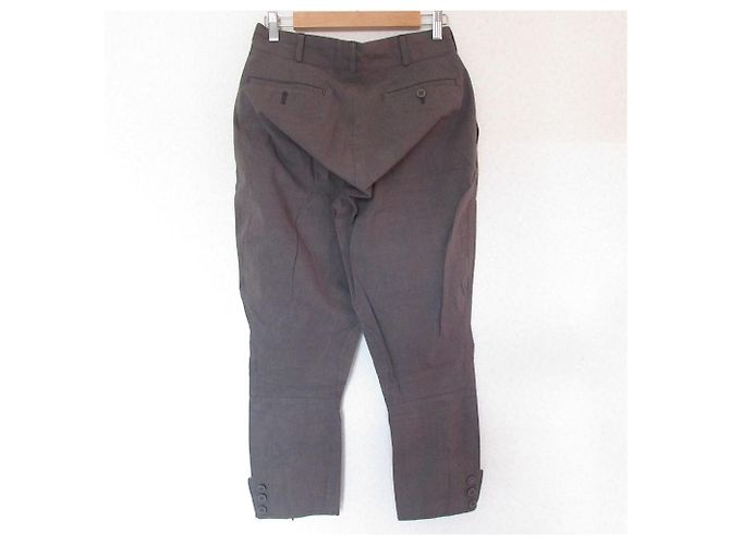 Autre Marque Pantaloni in cotone Jodhpur ARTS&SCIENCE Marrone Grigio - vista 2