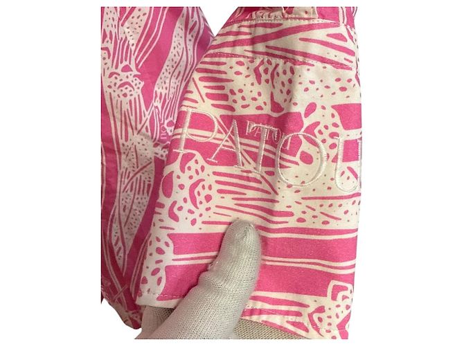 Autre Marque Vestido con Estampado Botánico Patou 23SS Rosa Blanco - vista 4