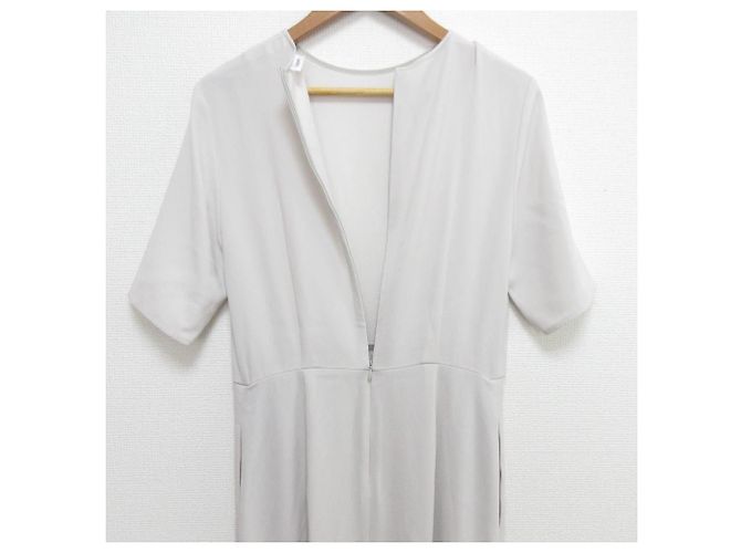 Autre Marque Loeff Back Satin Kleid Grau - Ansicht 4