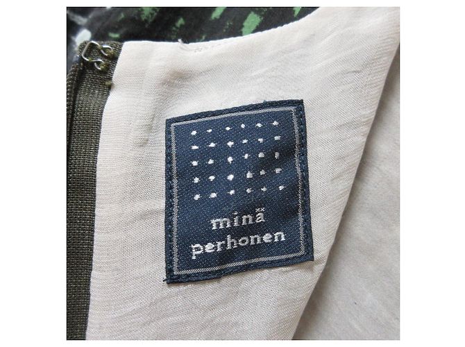 Autre Marque Mina Perhonen Seidenleinenkleid Mehrfarben - Ansicht 9
