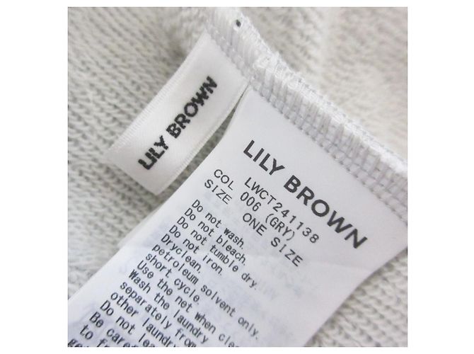 Autre Marque Haut à découpes Spangle LILY BROWN Gris - vue 6