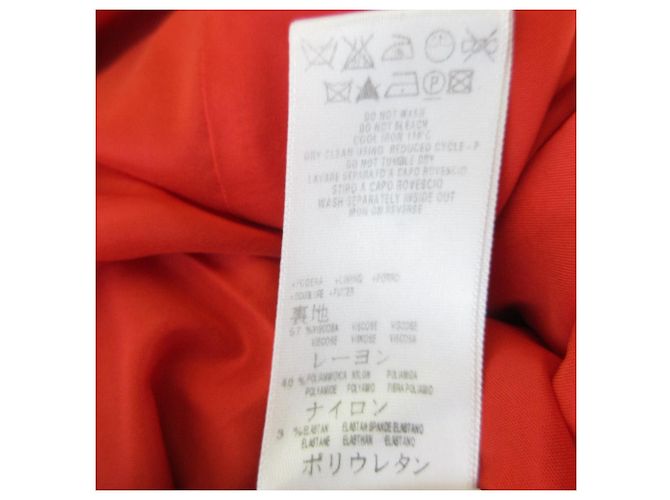 RED VALENTINO Kleid mit gewelltem Saum Rot - Ansicht 7