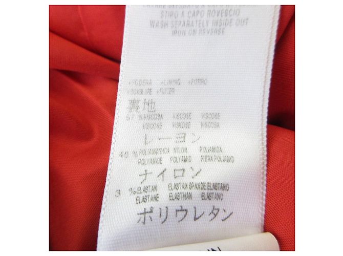 RED VALENTINO Kleid mit gewelltem Saum Rot - Ansicht 8