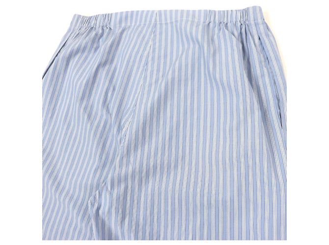Céline Pantalones de algodón CELINE Azul - vista 3