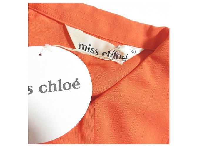 Chloé Vestido sin mangas Miss Chloe Naranja - vista 4