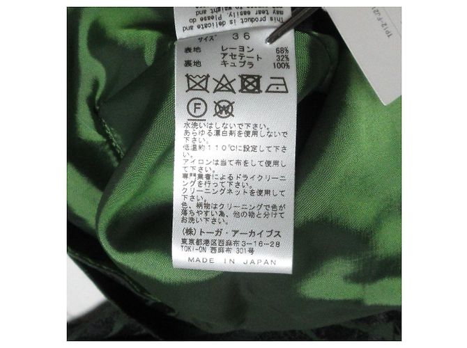 Autre Marque Blusa de jacquard de acetato y rayón TOGA PULLA Verde - vista 5
