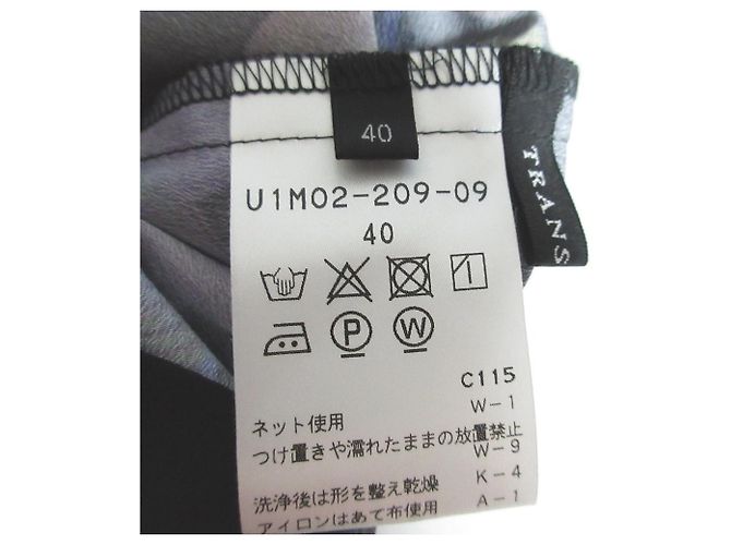 Autre Marque Blusa con Estampado de Hojas TRANS WORK Negro - vista 7