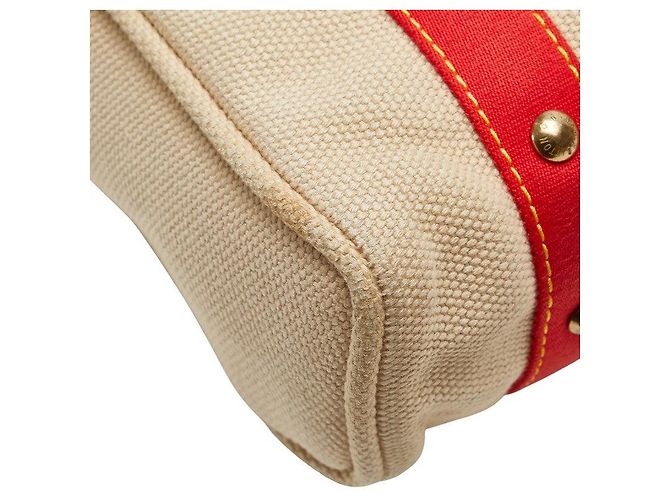 Louis Vuitton Antigua Canvas Tote Bag Rot Beige - Ansicht 5