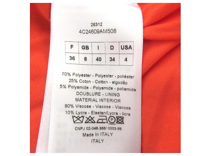 Strickkleid Christian Dior Pink Orange - Ansicht 5