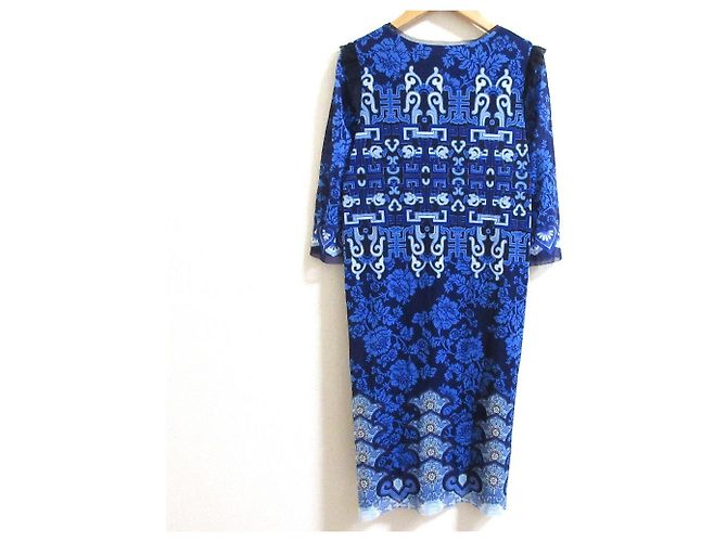 Autre Marque Vestido de red Oriental Power de VIVIENNE TAM Azul - vista 3