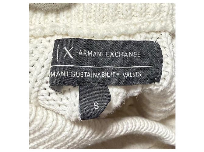 Armani Exchange Strickhosen Weiß - Ansicht 6