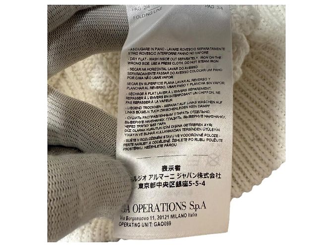 Armani Exchange Strickhosen Weiß - Ansicht 9