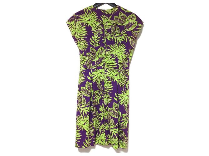 Botanisches Kleid Christian Dior Lila - Ansicht 2