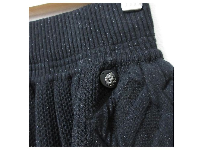 Timeless Chanel Wollstrick Minirock Schwarz - Ansicht 4