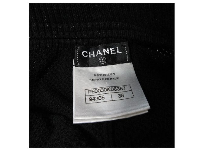 Timeless Chanel Wollstrick Minirock Schwarz - Ansicht 5