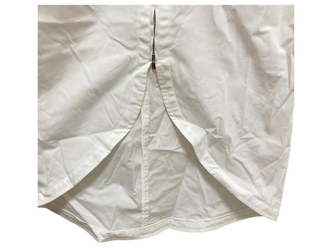 Autre Marque Abito lungo con zip United Arrows Gather Bianco - vista 7