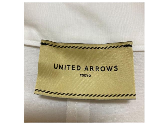 Autre Marque Abito lungo con zip United Arrows Gather Bianco - vista 8