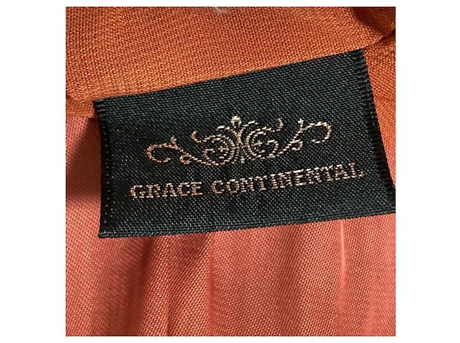 Autre Marque Saia em camadas franzida GRACE CONTINENTAL Marrom - vista 6