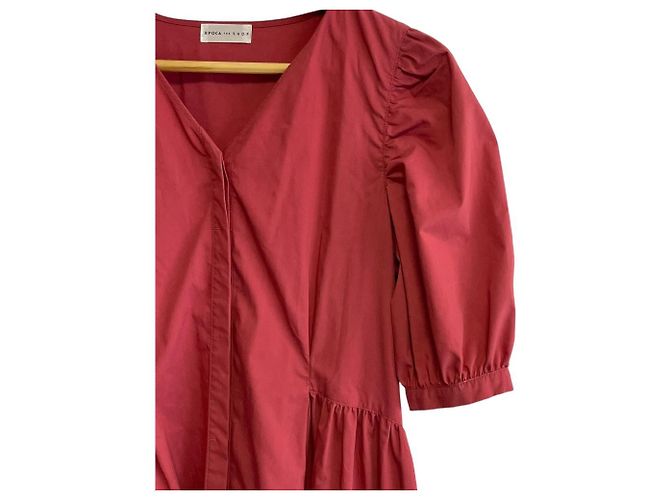 Autre Marque EPOCA THE SHOP Langarmhemdkleid Pink - Ansicht 5