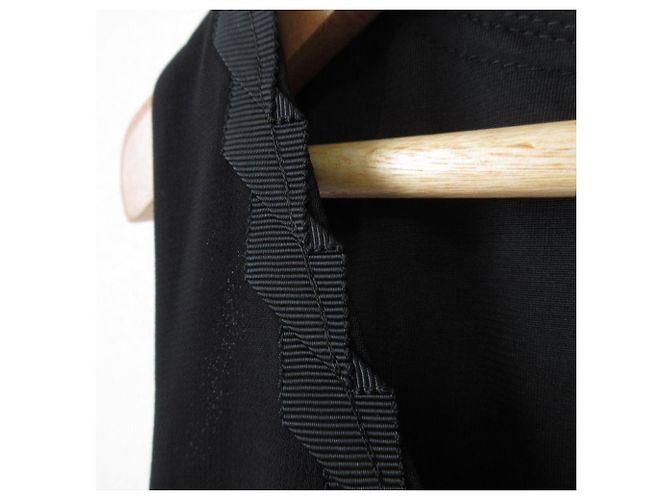 Autre Marque Blusa sin mangas con pliegues en capas FOXEY NEW YORK Negro - vista 3