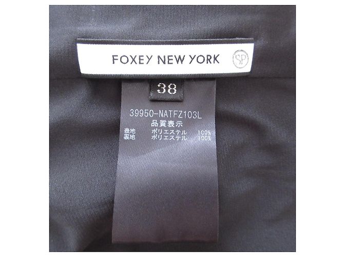 Autre Marque Blusa sin mangas con pliegues en capas FOXEY NEW YORK Negro - vista 5