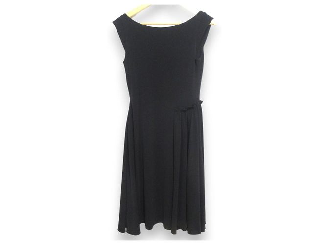 Autre Marque Flare Kleid FOXEY NEW YORK Stretch Kleid Schwarz - Ansicht 2