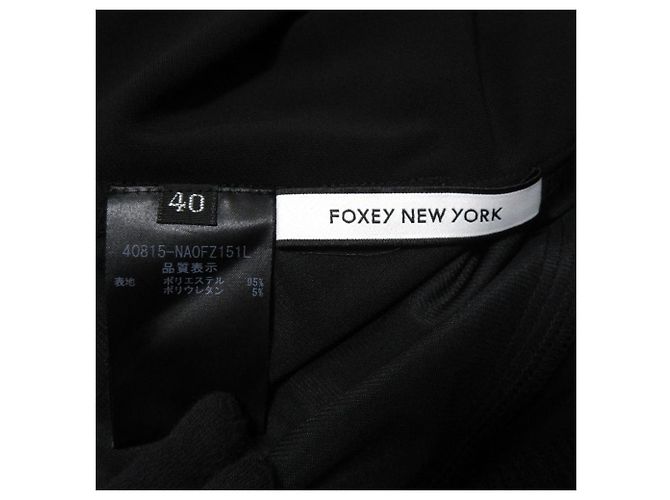 Autre Marque Flare Kleid FOXEY NEW YORK Stretch Kleid Schwarz - Ansicht 6