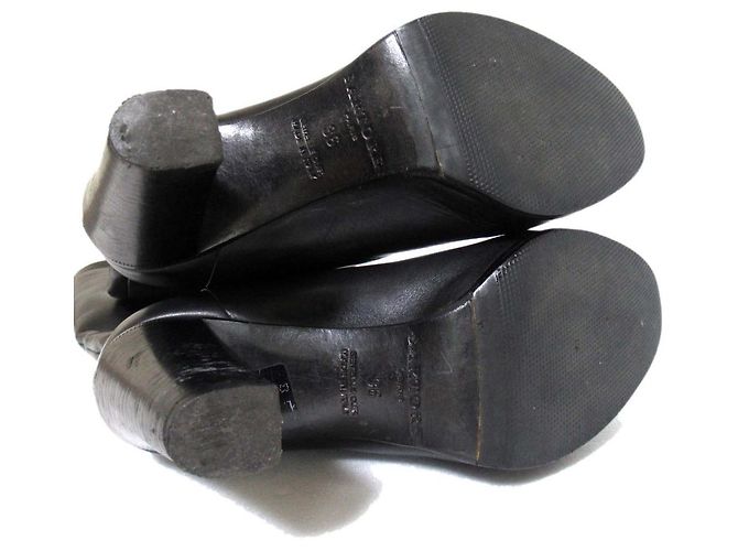 Autre Marque Sartore Hohe Lederstiefel Schwarz - Ansicht 6