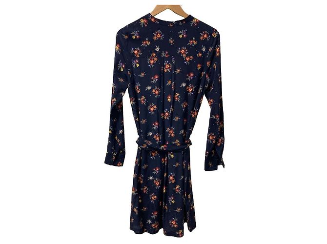 Autre Marque Blumenmusterkleid Comptoir des Cotonniers Blau - Ansicht 11
