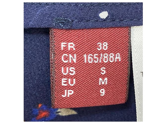 Autre Marque Blumenmusterkleid Comptoir des Cotonniers Blau - Ansicht 13