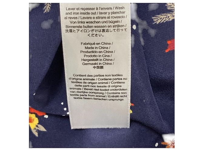 Autre Marque Blumenmusterkleid Comptoir des Cotonniers Blau - Ansicht 15