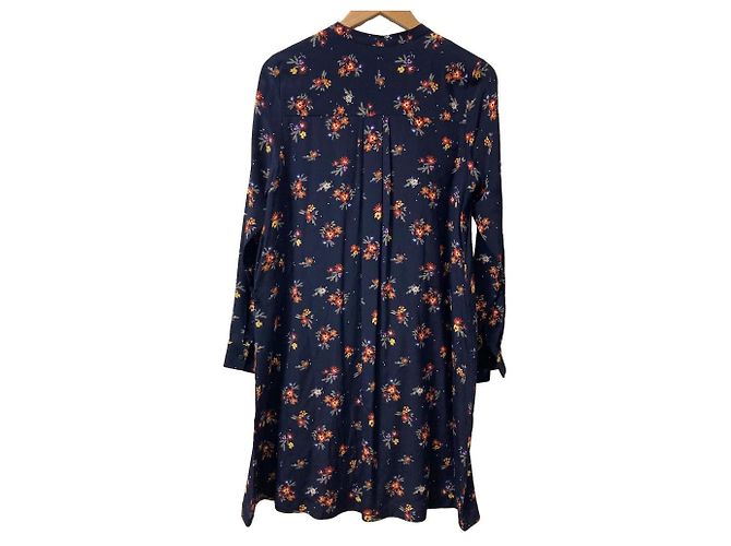 Autre Marque Blumenmusterkleid Comptoir des Cotonniers Blau - Ansicht 2