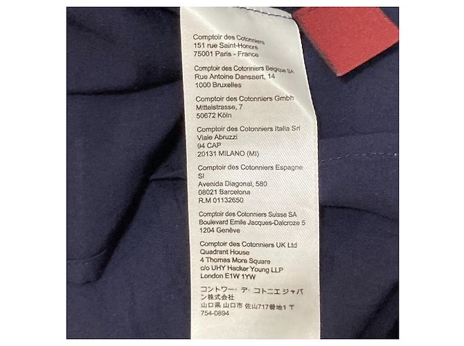 Autre Marque Blumenmusterkleid Comptoir des Cotonniers Blau - Ansicht 9