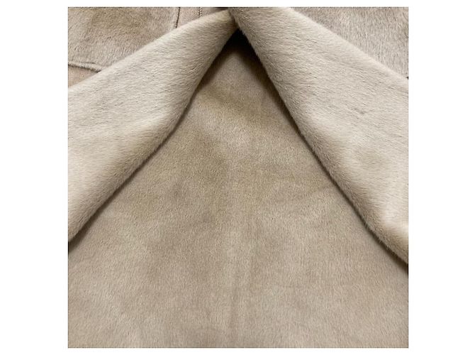 Autre Marque Chaleco largo reversible de piel sintética Rinascimento Castaño Camello - vista 6