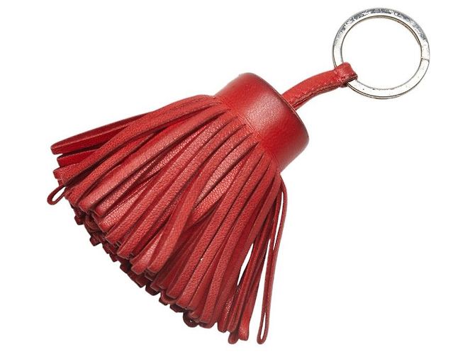 Hermès Carmen Lammfell Milo Charm Rot - Ansicht 2