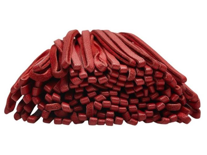 Hermès Carmen Lammfell Milo Charm Rot - Ansicht 3