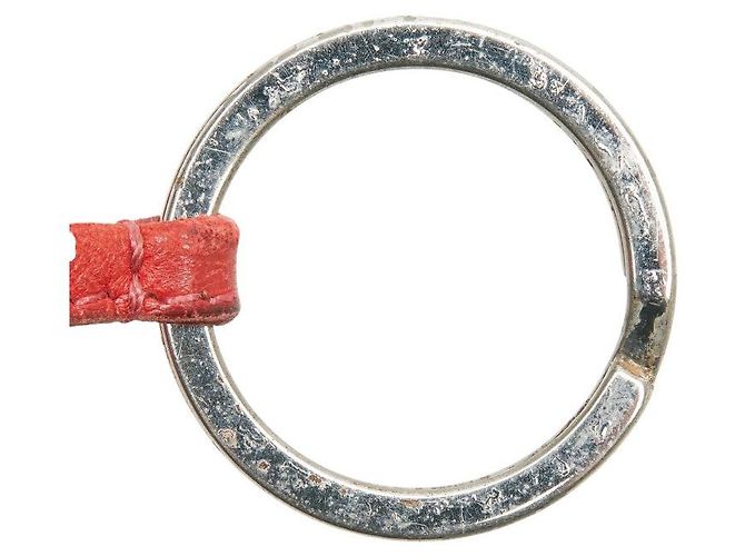 Hermès Carmen Lammfell Milo Charm Rot - Ansicht 4
