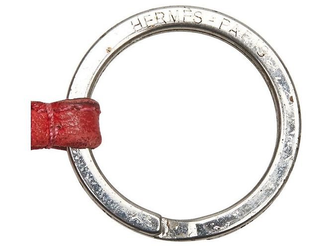 Hermès Carmen Lammfell Milo Charm Rot - Ansicht 5