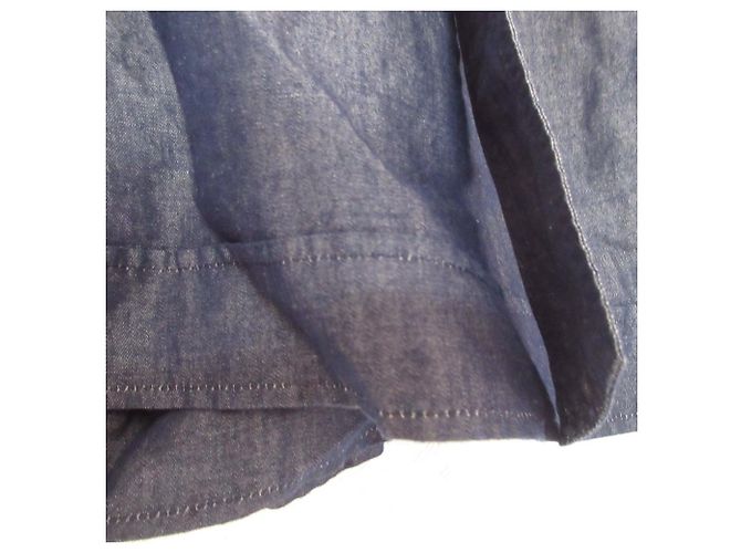 Autre Marque Bermuda de algodão e linho BLUE LABEL CRESTBRIDGE Azul - vista 6