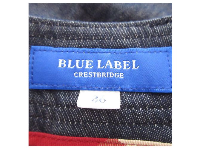 Autre Marque Bermuda de algodão e linho BLUE LABEL CRESTBRIDGE Azul - vista 9