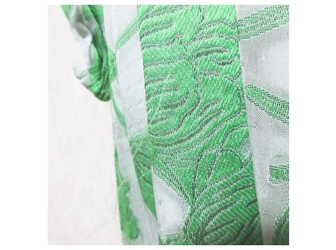 Autre Marque Jacquardkleid mit Blumenmuster Grün - Ansicht 9
