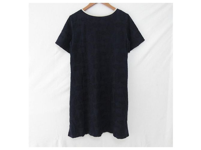 Autre Marque Abito midi con ricamo Sally Scott Blu Blu navy - vista 2